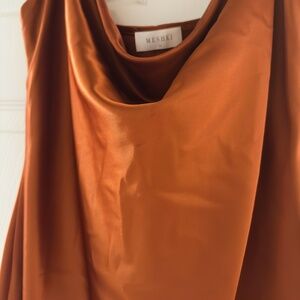 Midi satin dress